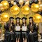 Large Gold Foil Balloons - 22 Inch, Pack of 6 | Gold Mylar Balloons for Golden Party Decorations